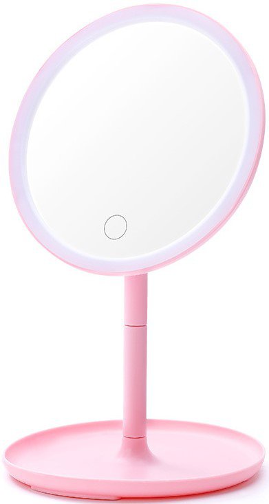 Casey Casey Table Lamp Makeup With LED Light Pink