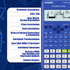 Casio Education and learning Casio FX-82 ZA Plus II Calculator - Blue