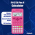 Casio Education and learning Casio FX-82 ZA Plus II Calculator - Pink