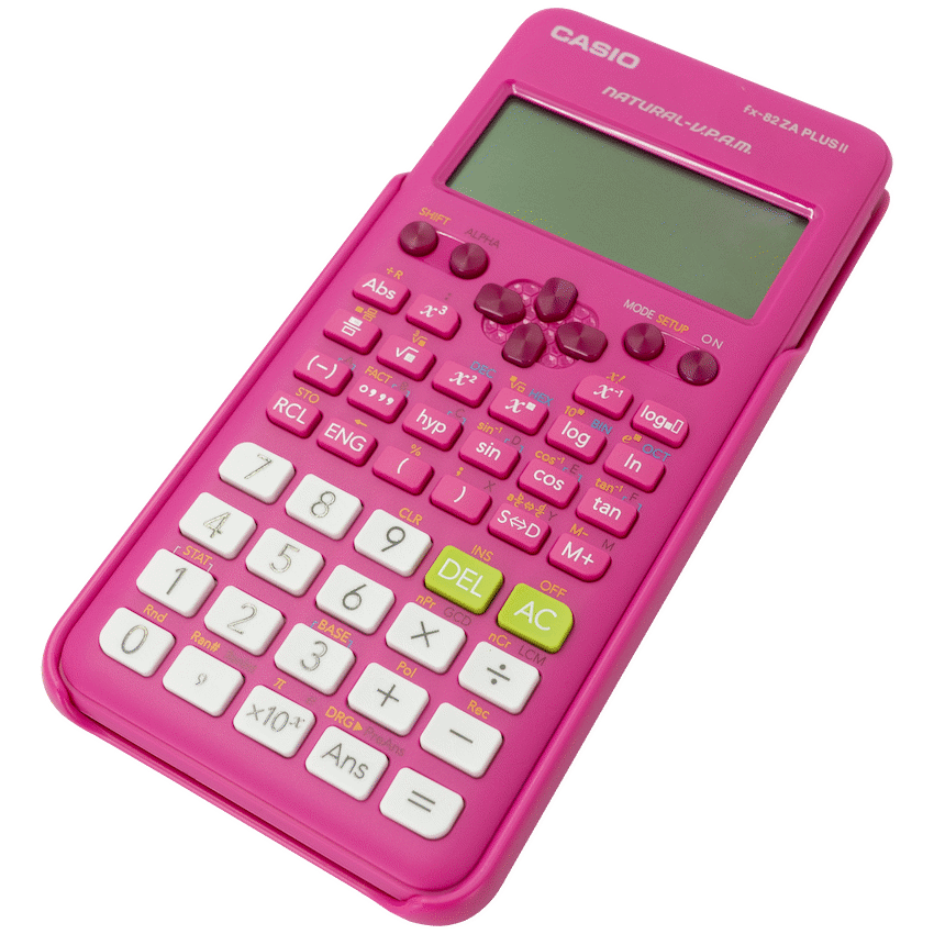Casio Education and learning Casio FX-82 ZA Plus II Calculator - Pink