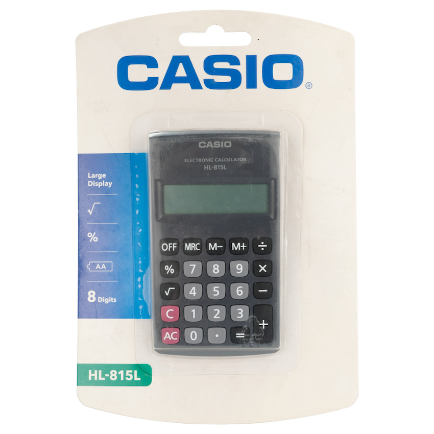 Casio Education and learning Casio HL 815 Pocket Calculator - Black