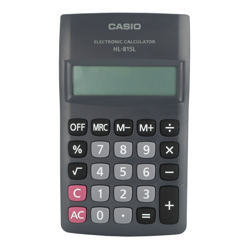 Casio Education and learning Casio HL 815 Pocket Calculator - Black
