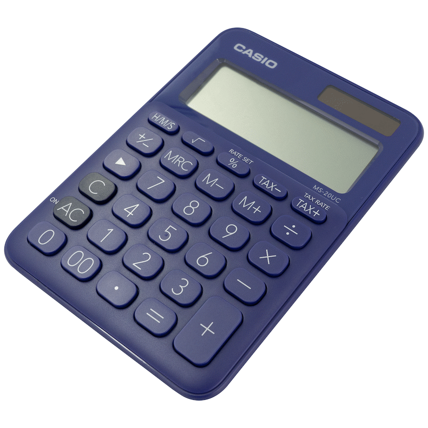 Casio Education and learning Casio MS-20UC - Desktop Calculator 12-Digit - Purple
