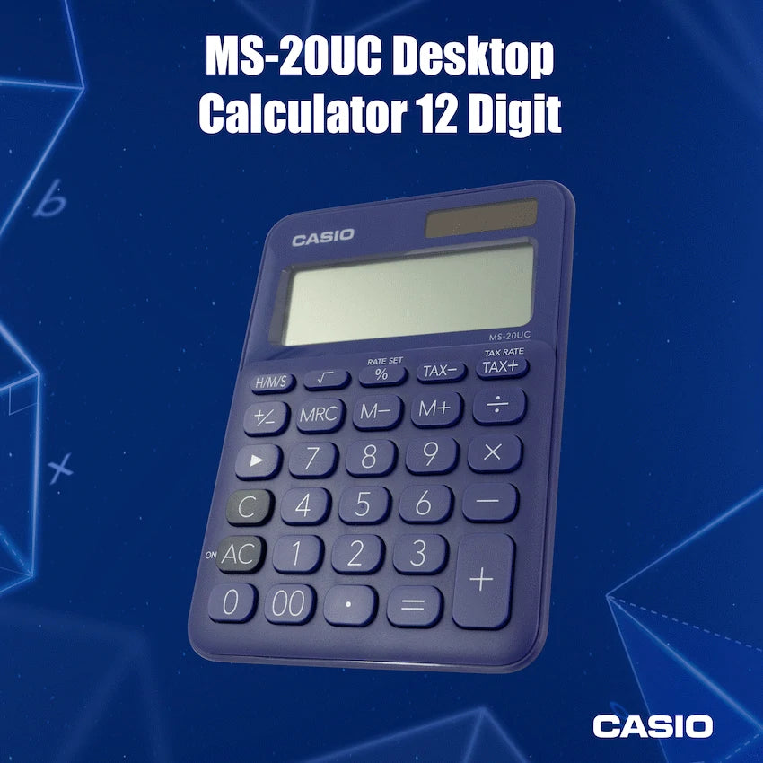 Casio Education and learning Casio MS-20UC - Desktop Calculator 12-Digit - Purple