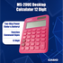 Casio Education and learning Casio MS-20UC - Desktop calculator 12 Digit - Red