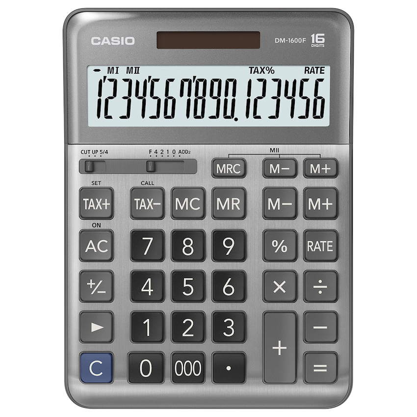 Casio Education and learning DM- 1600F-W-DP Casio 16 DIGIT COST/SELL/MARGIN