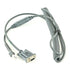 Cable - RS232: DB9 Female Connector; 9ft. (2.8m) Coiled; Power Pin 9; TxD on 2; True Converter