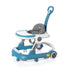 2 in 1 Happy Baby Multifunctional Baby Walker Ring + Baby Walker with Push Bar (610 + T)