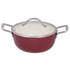 Snappy Chef 24cm Red Superlight Cast Iron Casserole - CICA024