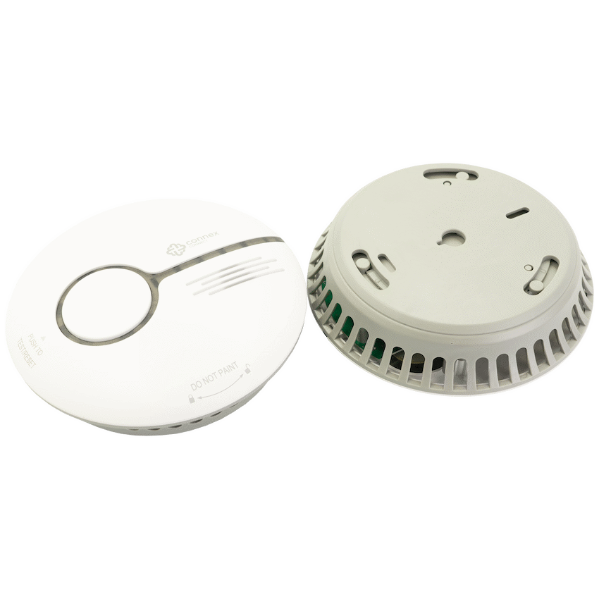 Connex Connect Smart Home Smart Wi-Fi Smoke Detector Alarm Twin Pack