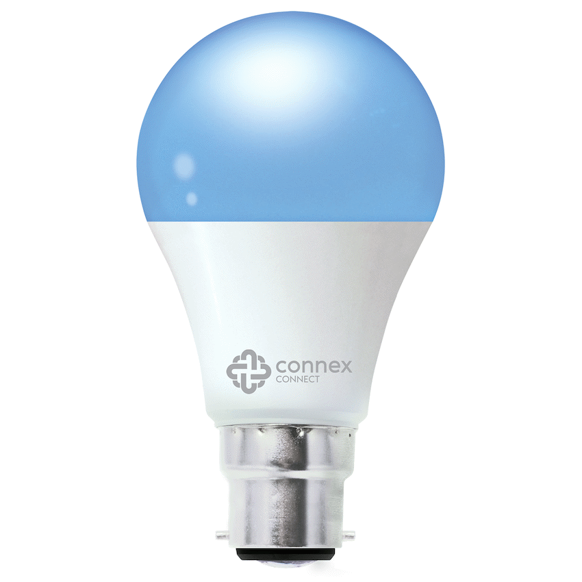Connex Connect Smart Home Smart WiFi Bulb 10W LED RGB White Bayonet
