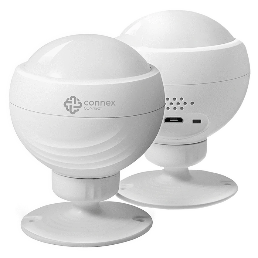 Connex Connect Smart Home Smart WiFi Motion Sensor Recharge Twin Pack