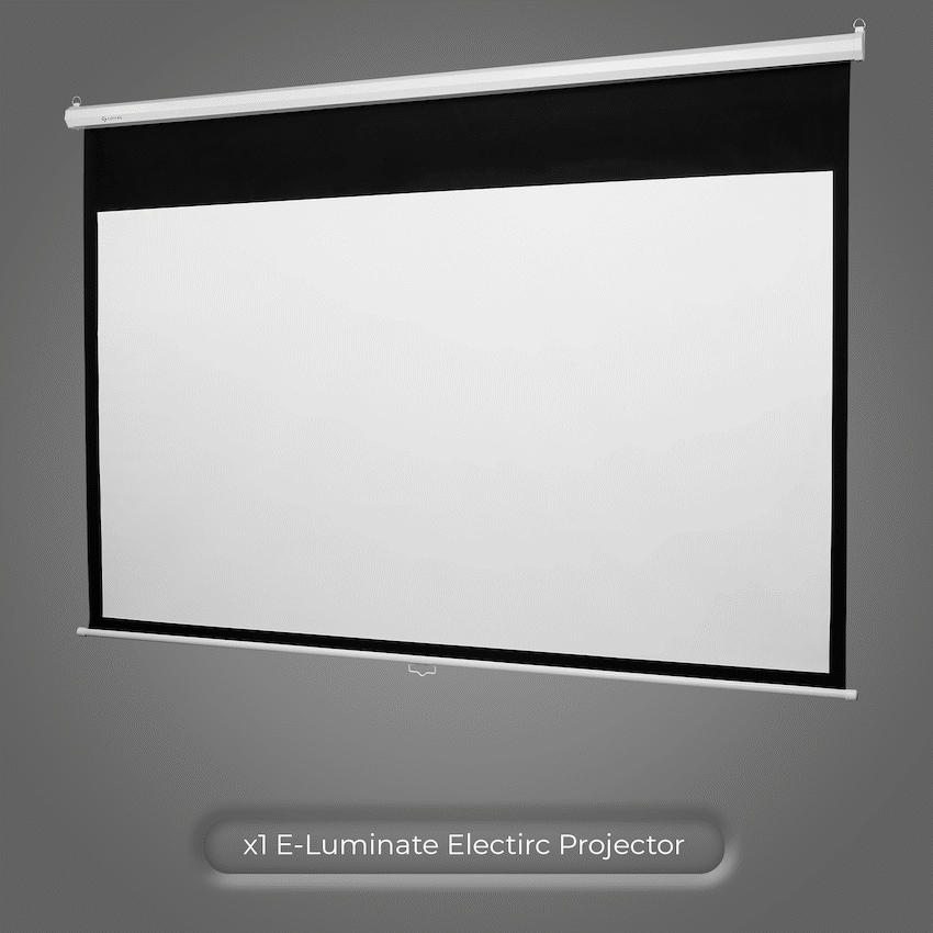 Connex Devices Connex E-Luminate Electric Projector Screen with Remote 100" - 16:19
