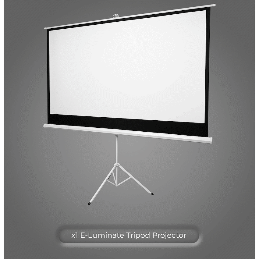 Connex Devices Connex E-Luminate Tripod Projector Screen 100'' - 16:9