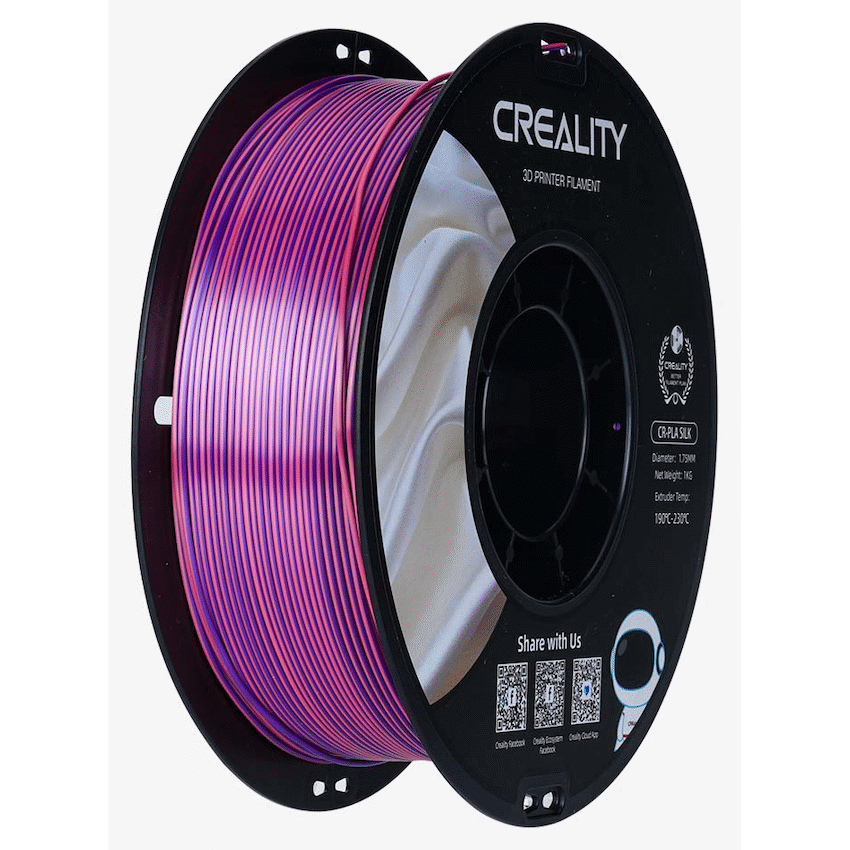 Creality Creality Dual Silk Filament PLA Pink-Purple 1kg