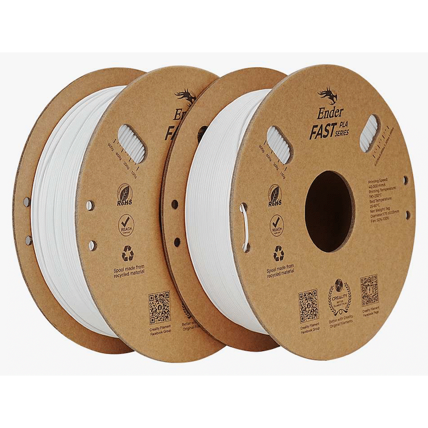 Creality Creality Ender Fast PLA Value Pack Filament 2x1 Kg - White