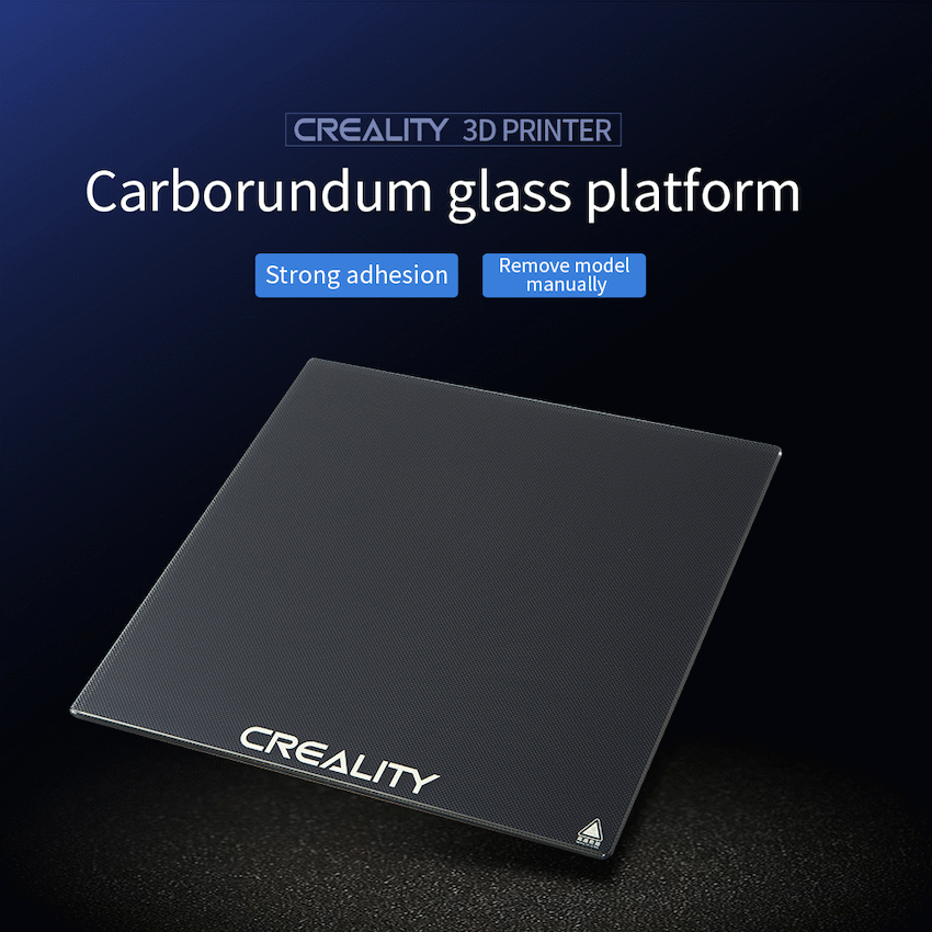 Creality Devices Carborundum Glass Platform Kit 235x235x4 - Ender 5 Pro, Ender 3 Pro