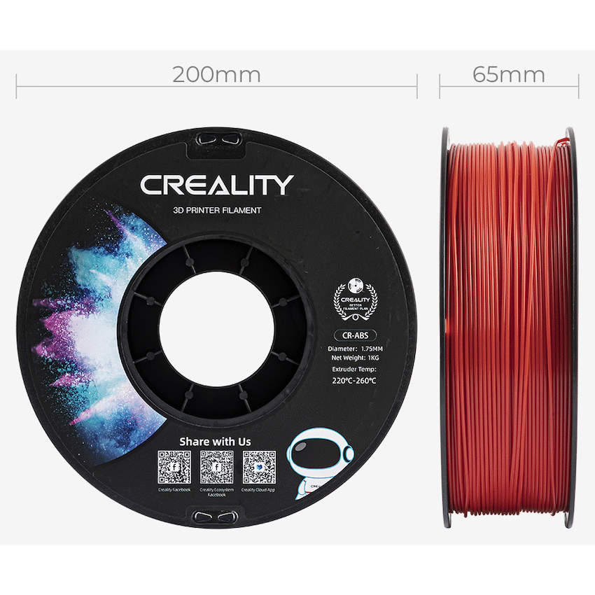 Creality Devices Creality ABS Filament - Red 1kg