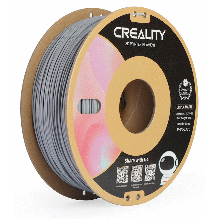 Creality Devices Creality CR-PLA Filament - Matte Grey 1kg