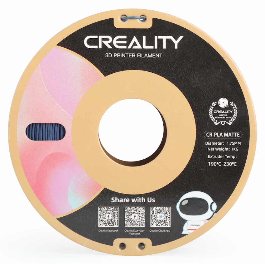 Creality Devices Creality CR-PLA Filament - Matte Navy Blue (1kg)