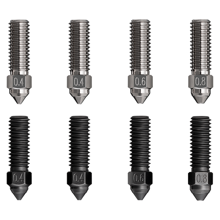 Creality Devices Creality High Flow Nozzle Kit 8 Pc K1/K1Max MK8 0.4/0.6/0.8mm