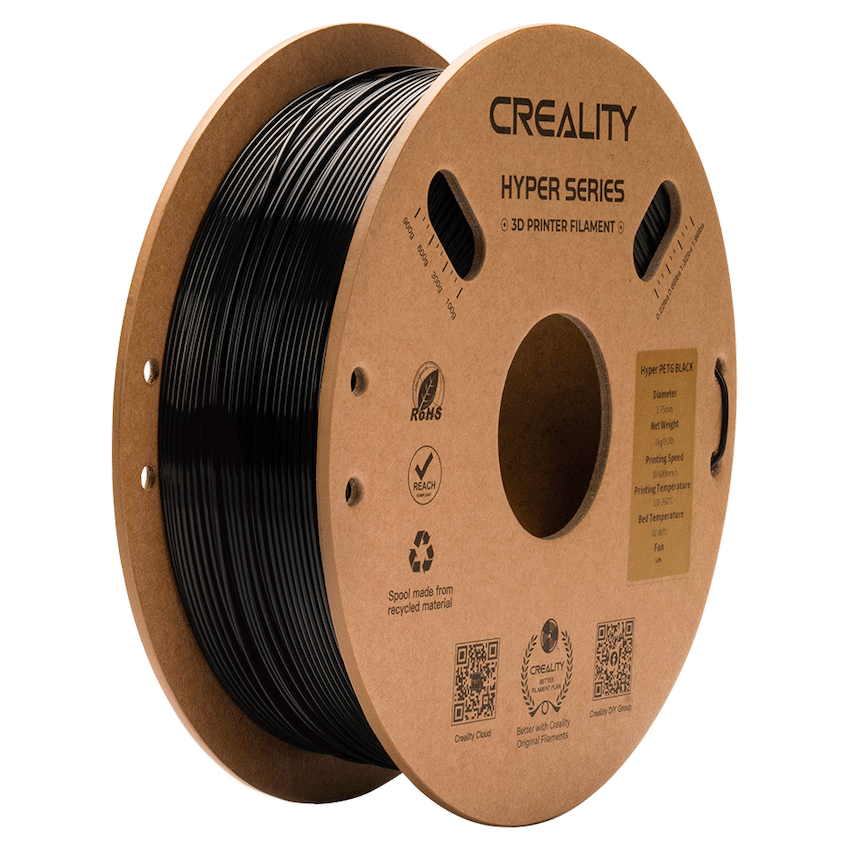 Creality Devices Creality Hyper-PETG Filament - Black - 1kg
