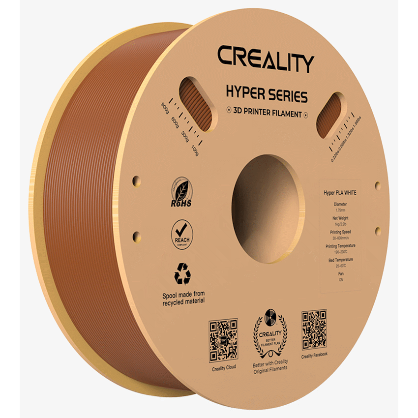 Creality Devices Creality Hyper PLA High Speed Brown Filament 1Kg