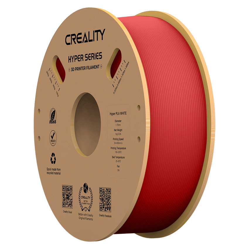 Creality Devices Creality Hyper PLA High-Speed Red Filament 1Kg