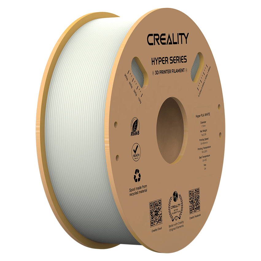 Creality Devices Creality Hyper PLA High-Speed White Filament 1kg