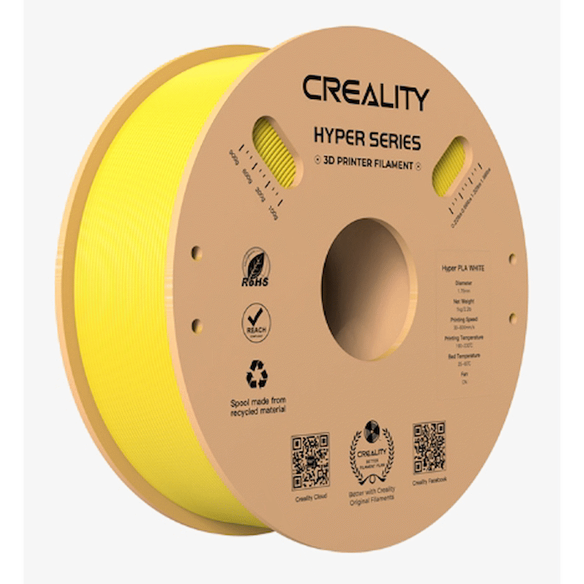 Creality Devices Creality Hyper PLA High-Speed Yellow Filament