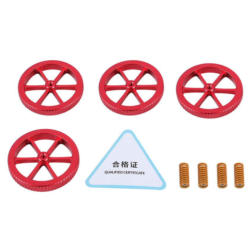 Creality Devices Creality Levelling Kit Springs and Screw Wheel set of 4