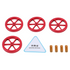Creality Devices Creality Levelling Kit Springs and Screw Wheel set of 4
