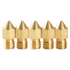 Creality Devices Creality M6 0.4mm Brass Nozzle - Big Head - 5 Pcs