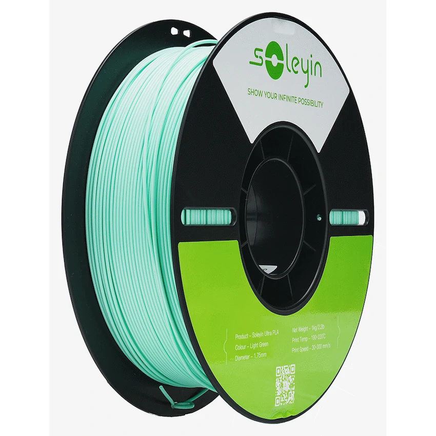 Creality Devices Creality Soleyin Ultra PLA Light Green 1kg - Updated