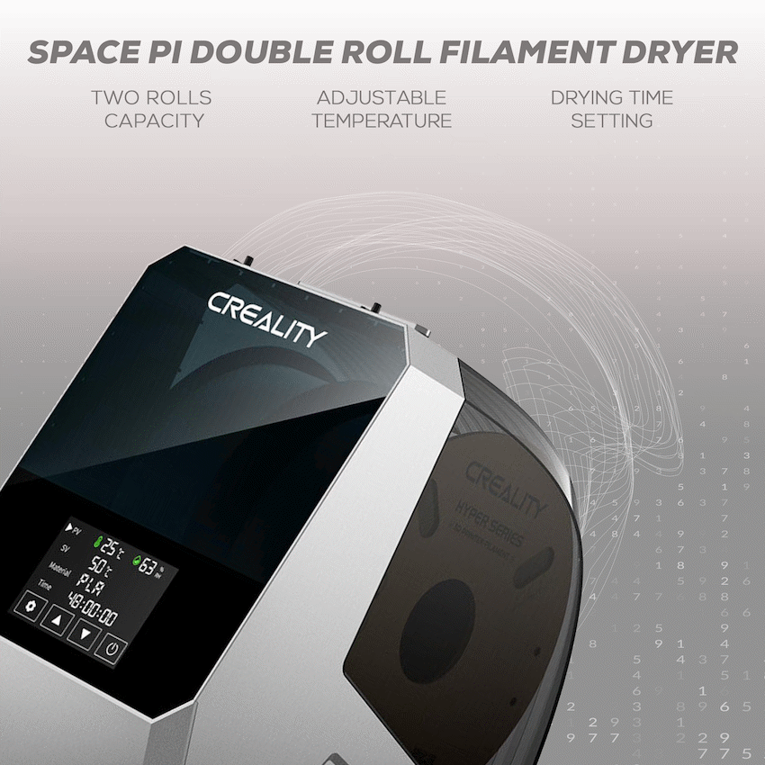 Creality Devices Creality Space Pi Double Roll Filament Dryer