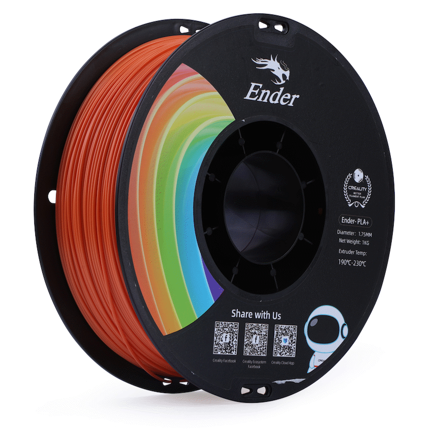 Creality Devices Ender PLA+ Filament - Orange 1kg