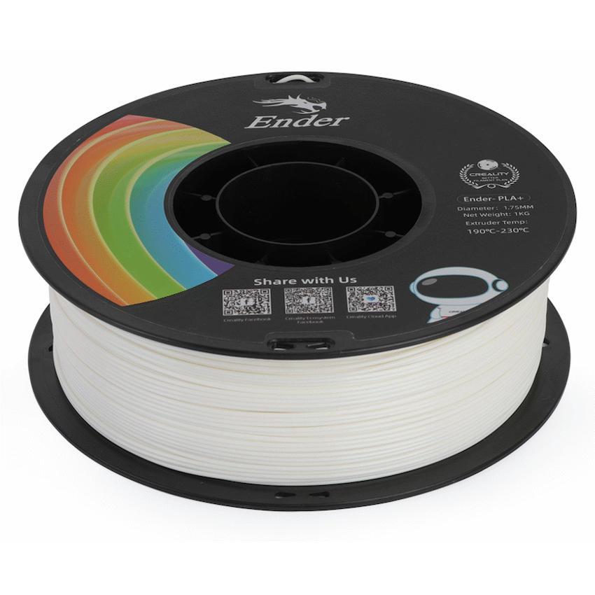 Creality Devices Ender PLA+ Filament - White - 1kg