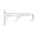 Curtain Track Bracket, Plastic, Double