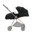 MIOS GEN 3 Chrome Frame with Nautical Blue Seat Pack & Black Lite Carry Cot S