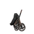 PRIAM Gen 4 Gold Frame with Sepia Black Seat Pack