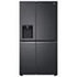 LG 617L Black Door-in-Door Non Plumbed Side by Side Fridge - GC-J257SQ2W