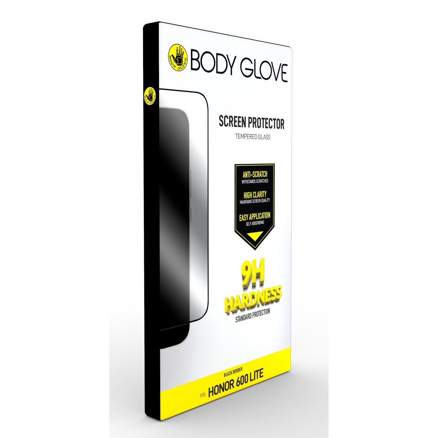 Body Glove Tempered Glass Screen Protector - HONOR 600 Lite - Black Border