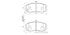 Front Brake Pads (Set) for Hyundai Elantra, Tucson & Kia Sportage – D3548S