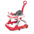 2 in 1 Happy Baby Multifunctional Baby Walker Ring + Baby Walker with Push Bar (610 + T)
