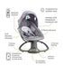 3 in 1 Mastela Deluxe Multi-Functional Swing Bassinet