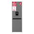 Defy 348L Satin Metallic Eco Combi Fridge with Water Dispenser - DAC645