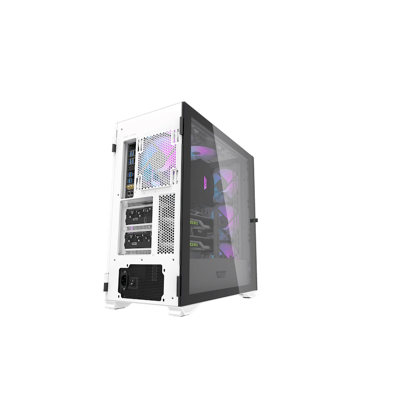 Dark Flash darklFlash E-ATX Computer Case  DLX21 Mesh - White