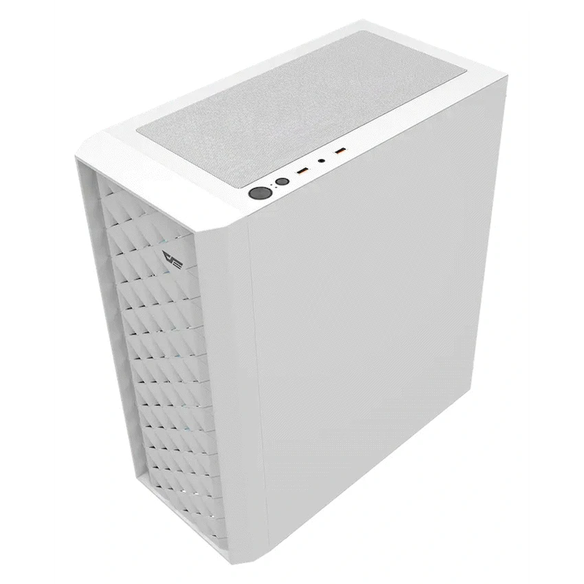 Dark Flash Devices darkFlash Computer Case DK351 - White (with 4 ARGB Fans)