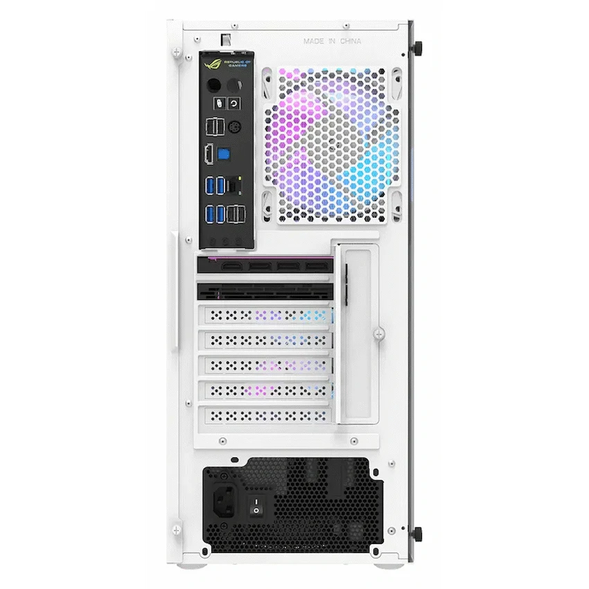 Dark Flash Devices darkFlash Computer Case DK351 - White (with 4 ARGB Fans)