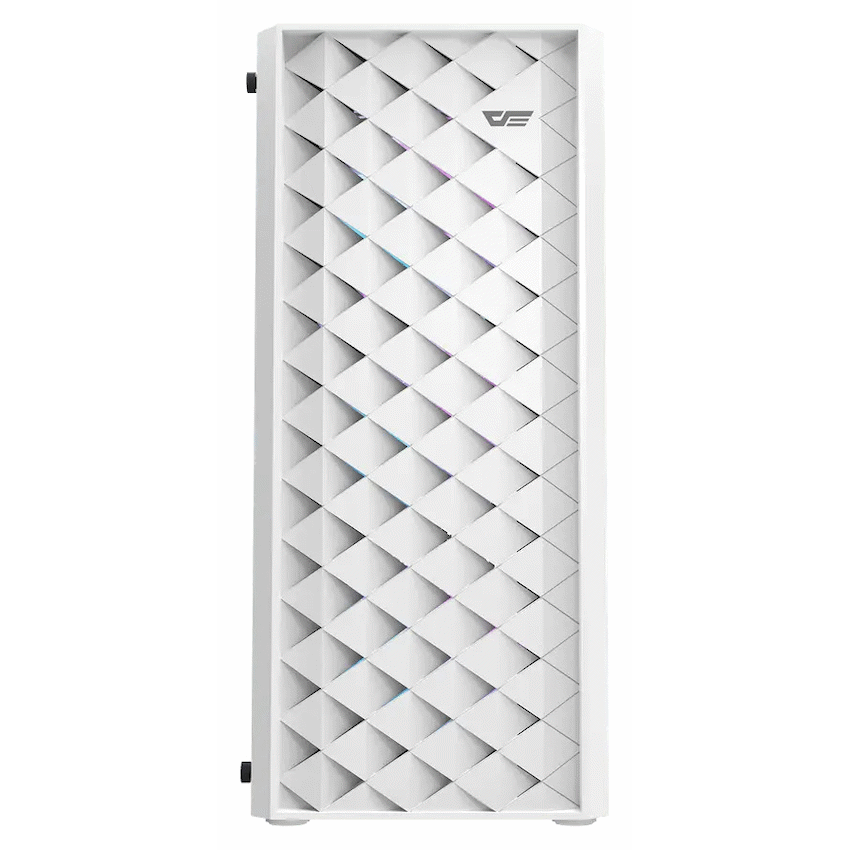 Dark Flash Devices darkFlash Computer Case DK351 - White (with 4 ARGB Fans)